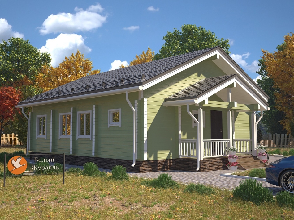 Дом из бруса 9х13 ДБ-9 Дом из бруса 9х13 ДБ-9