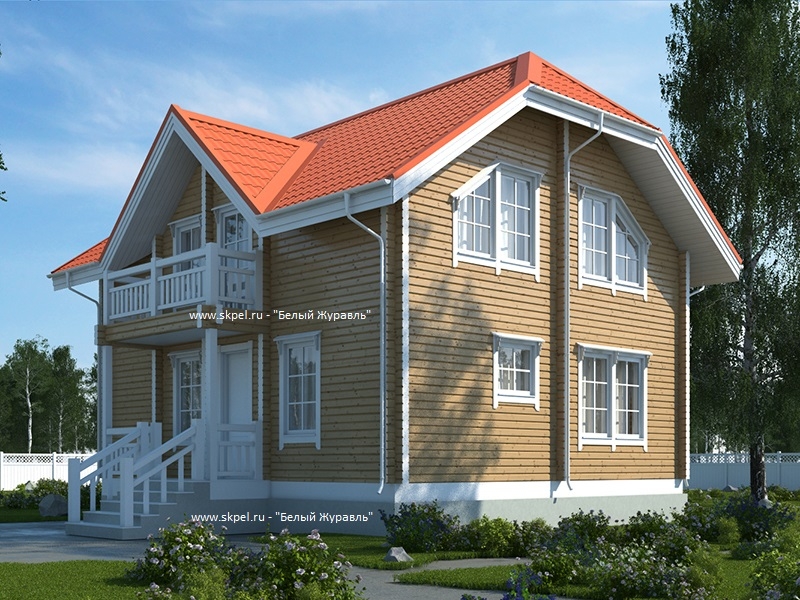 Дом из бруса 8х9 ДБ-101 Дом из бруса 8х9 ДБ-101