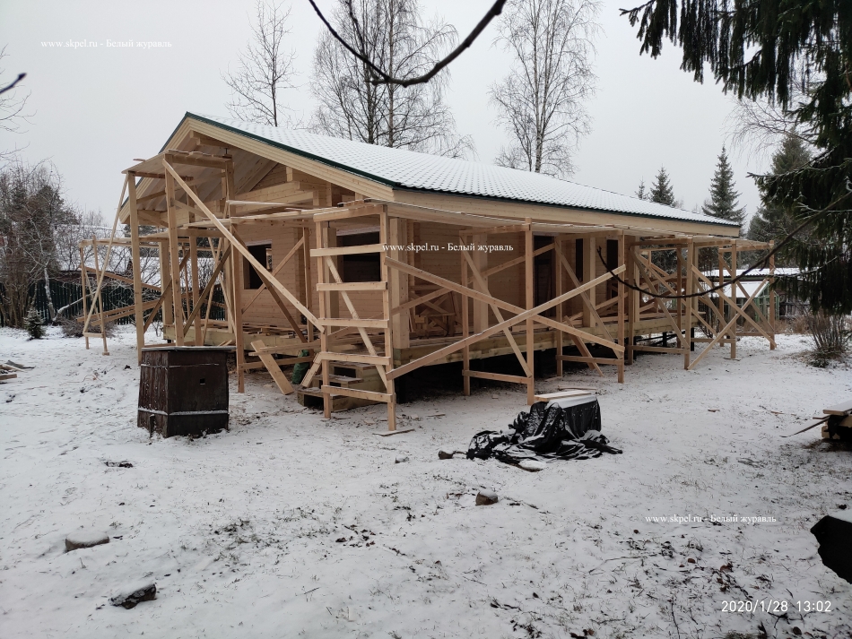 Дом из бруса в Мшинская Дом из бруса в Мшинская