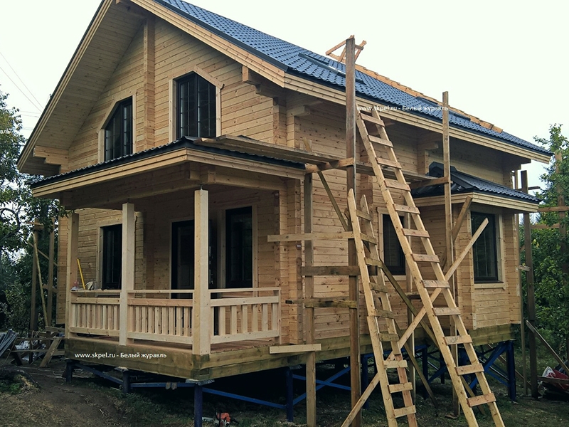 Брусовой дом в СНТ «Севкабель» Брусовой дом в СНТ «Севкабель»