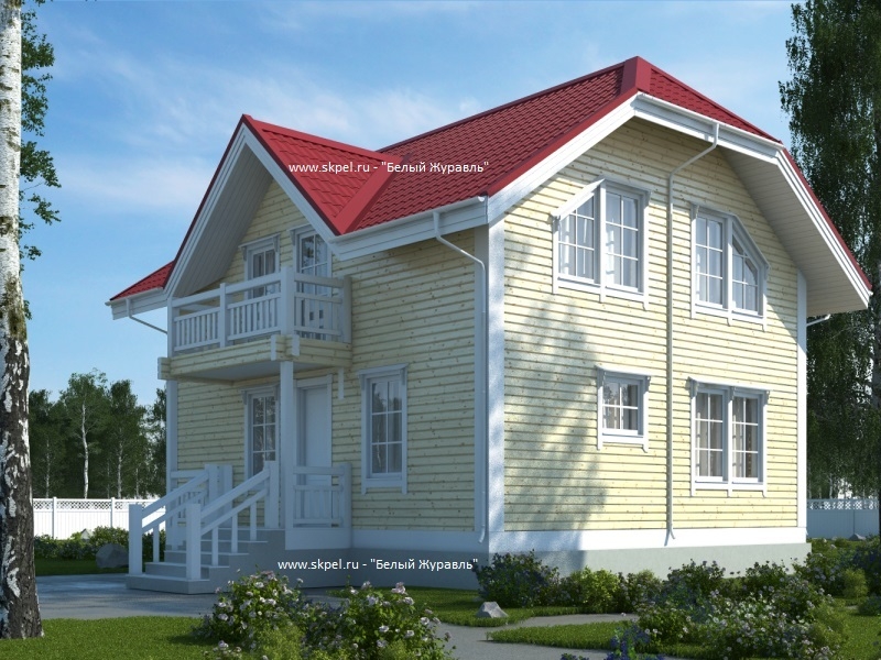 Каркасный дом 8х9 (Проект К-10) Каркасный дом 8х9 (Проект К-10)