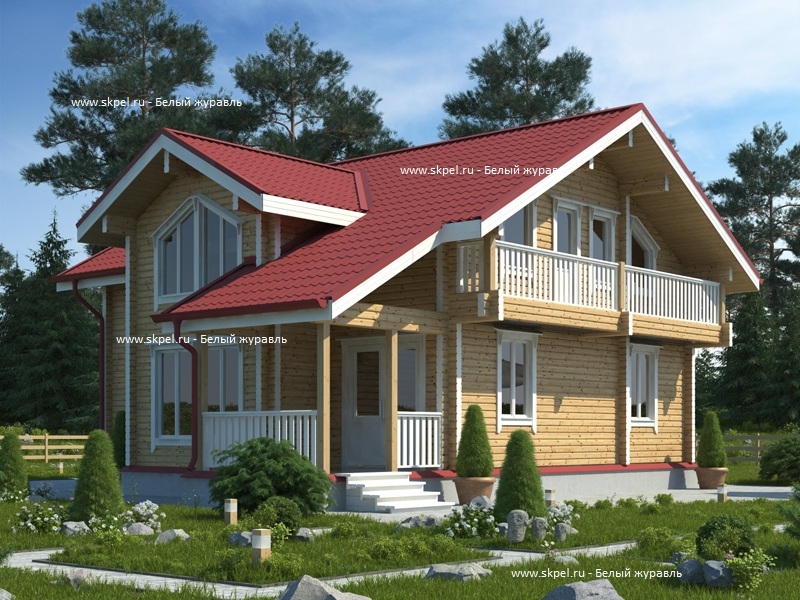 Дом из бруса 11х12 ДБ-84 Дом из бруса 11х12 ДБ-84