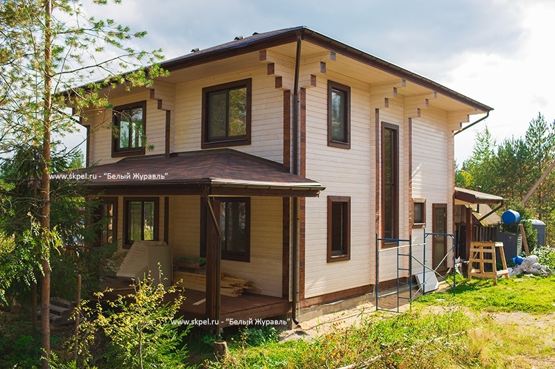 Дом из бруса в СНТ «Крутая гора» Дом из бруса в СНТ «Крутая гора»