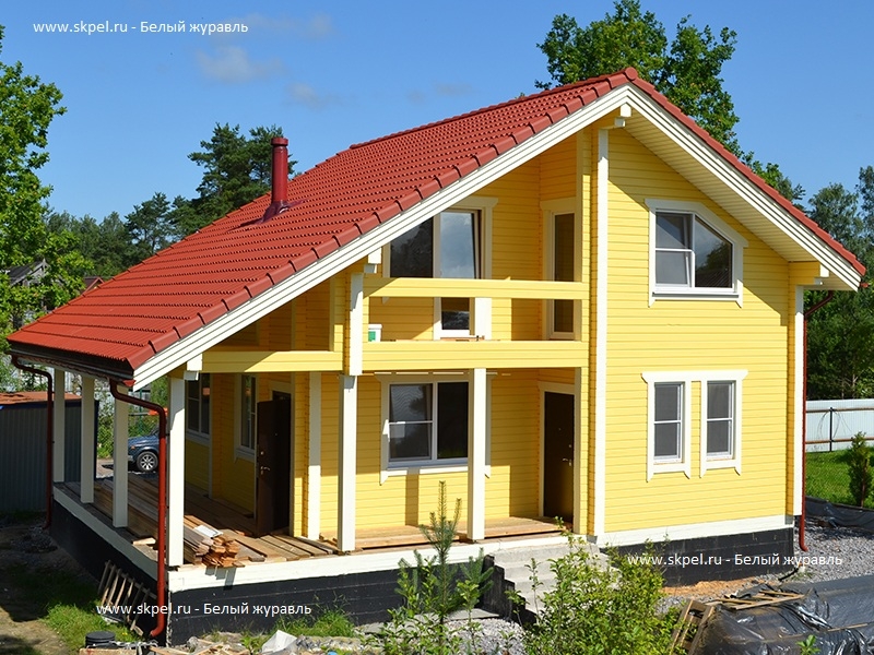 Дом из бруса 8х10 ДБ-116Б Дом из бруса 8х10 ДБ-116Б