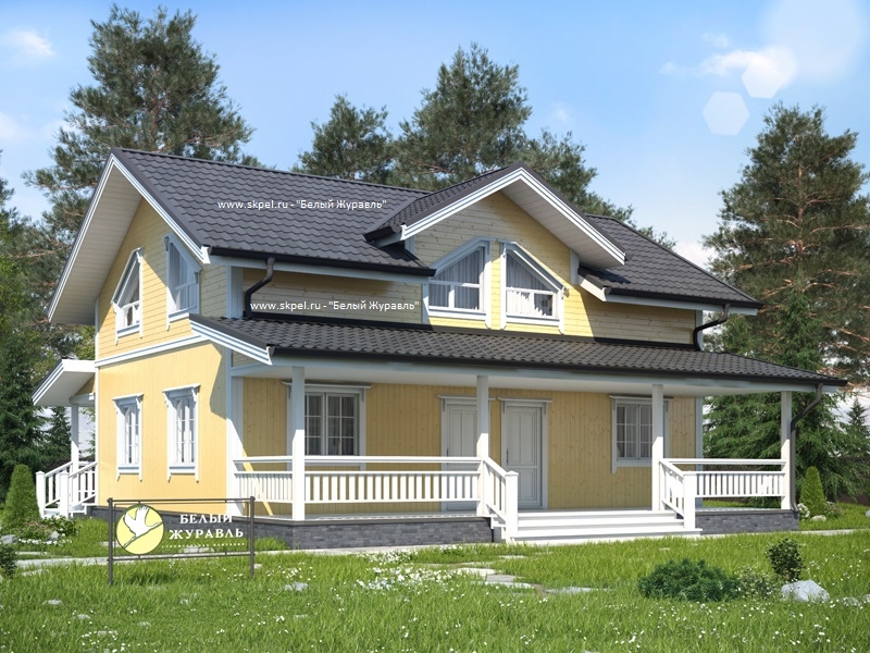 Каркасный дом 10х12 (Проект К-21) Каркасный дом 10х12 (Проект К-21)