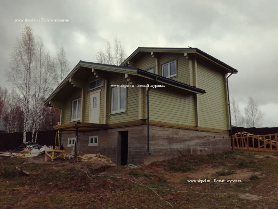 Дом из бруса в деревне Песочная Дом из бруса в деревне Песочная