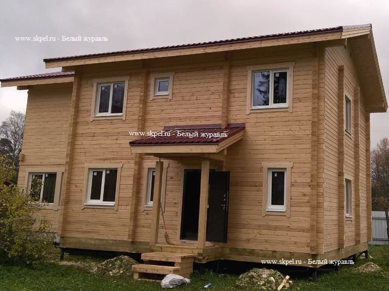 Дом из бруса в Вырице Дом из бруса в Вырице