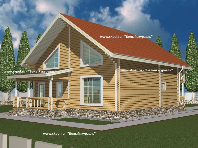 Дом из бруса 9х11 ДБ-100 Дом из бруса 9х11 ДБ-100