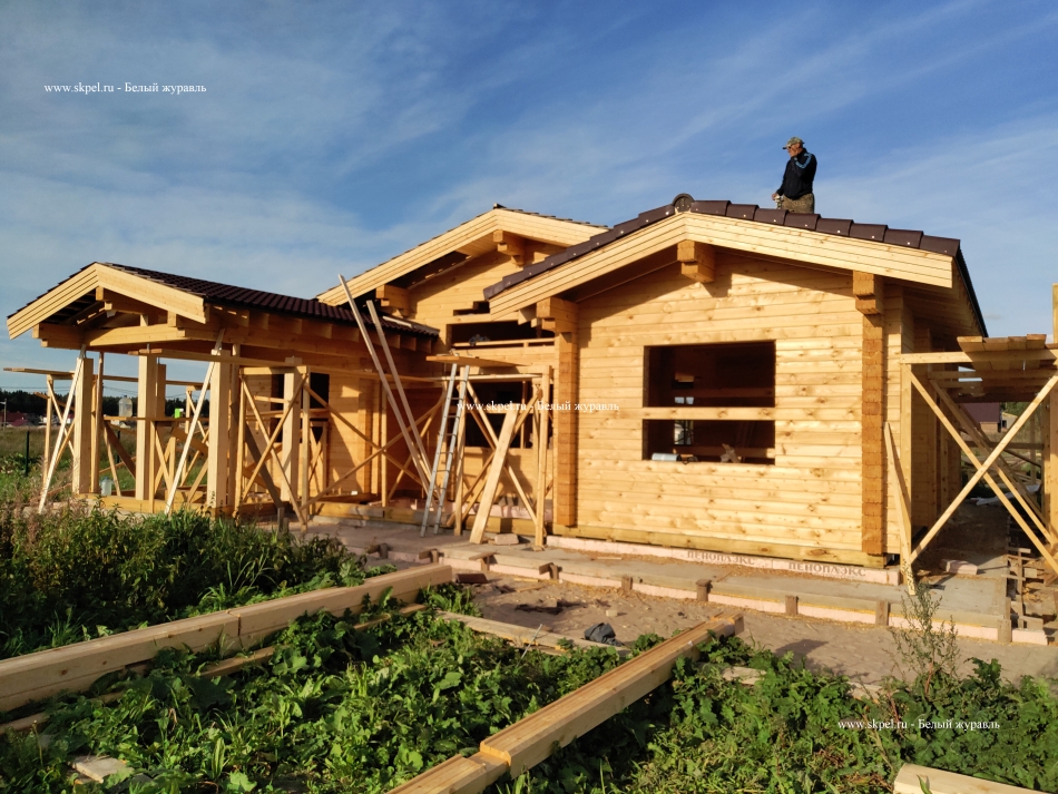 Брусовой дом в поселке Кипень Брусовой дом в поселке Кипень