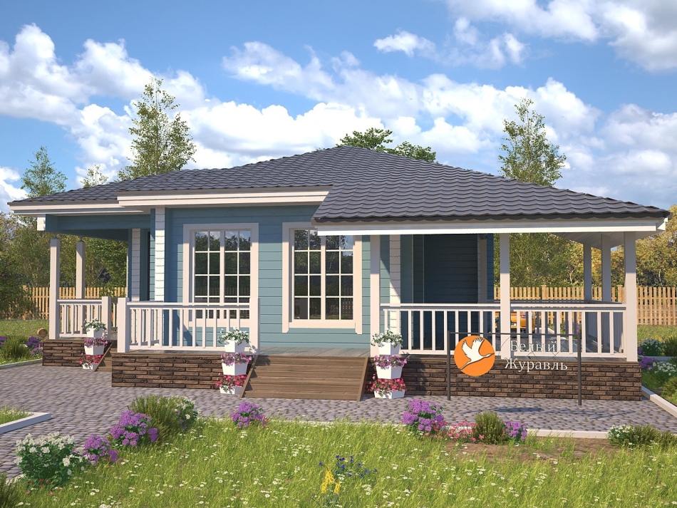 Дом из бруса 10х12 ДБ-10