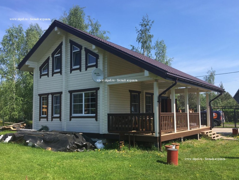 Брусовой дом в Павловске