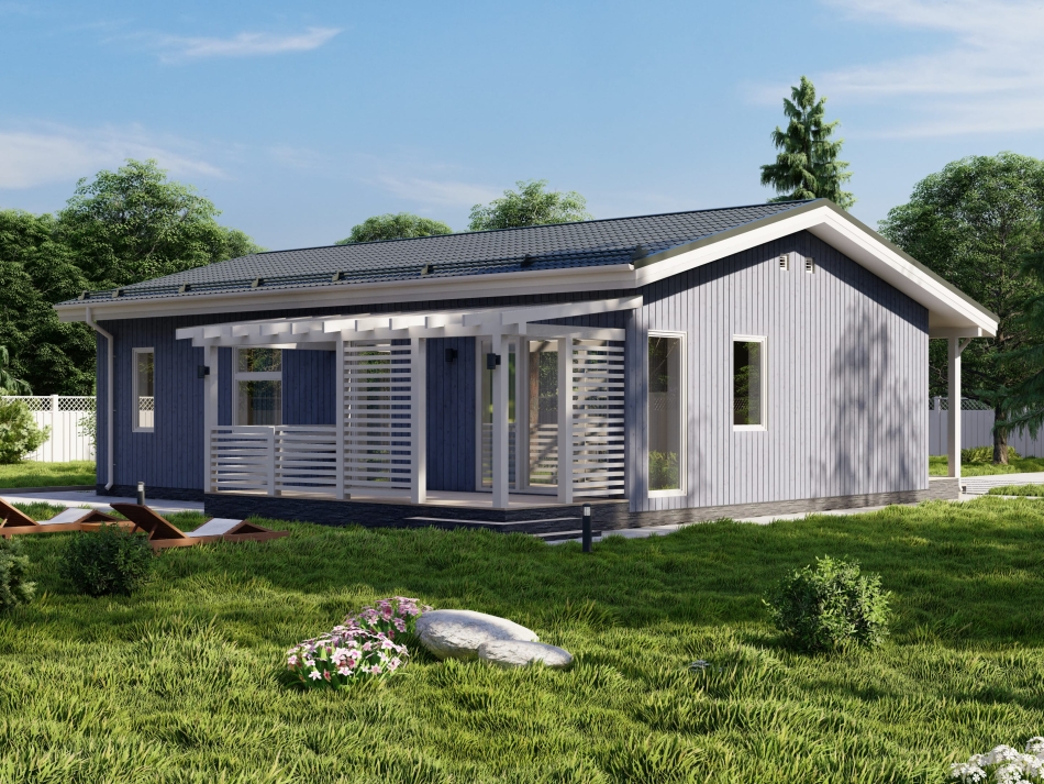 Каркасный дом 8х12 (Проект Нахимов) Каркасный дом 8х12 (Проект Нахимов)