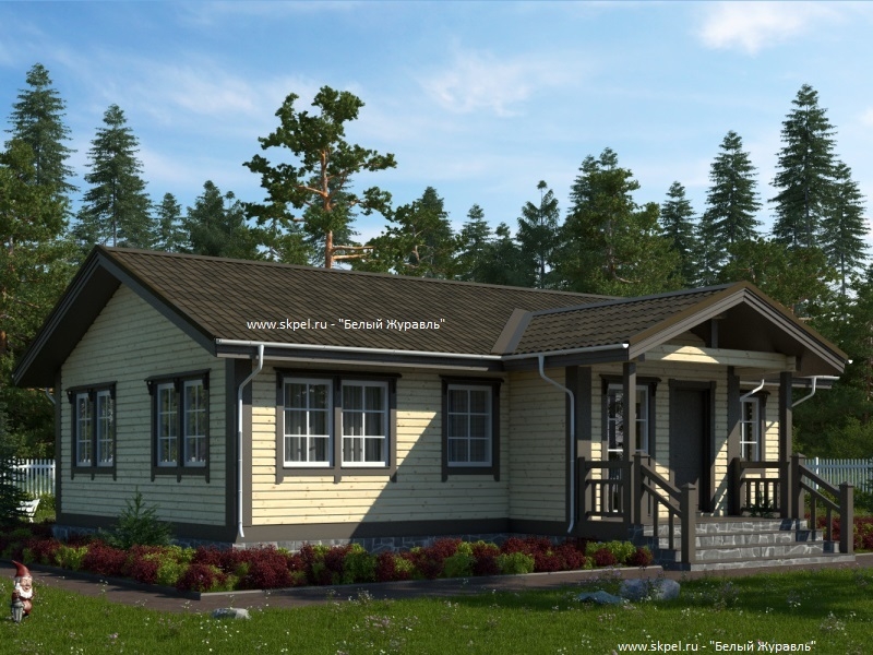 Каркасный дом 8х12 (Проект К1-3) Каркасный дом 8х12 (Проект К1-3)