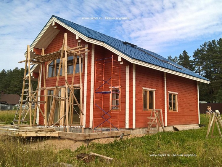 Брусовой дом в посёлке Овсяное