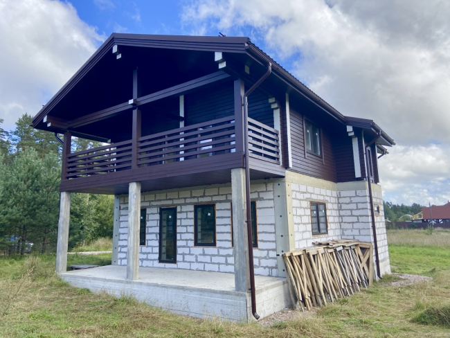 Комбинированный дом в Ганино