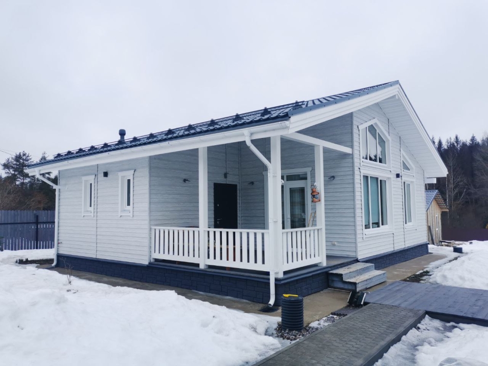 Каркасный дом 10х10 (Проект К1-6)