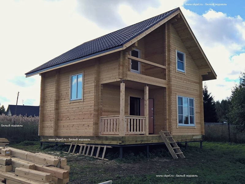 Брусовой дом в поселёлке Савикино Брусовой дом в поселёлке Савикино