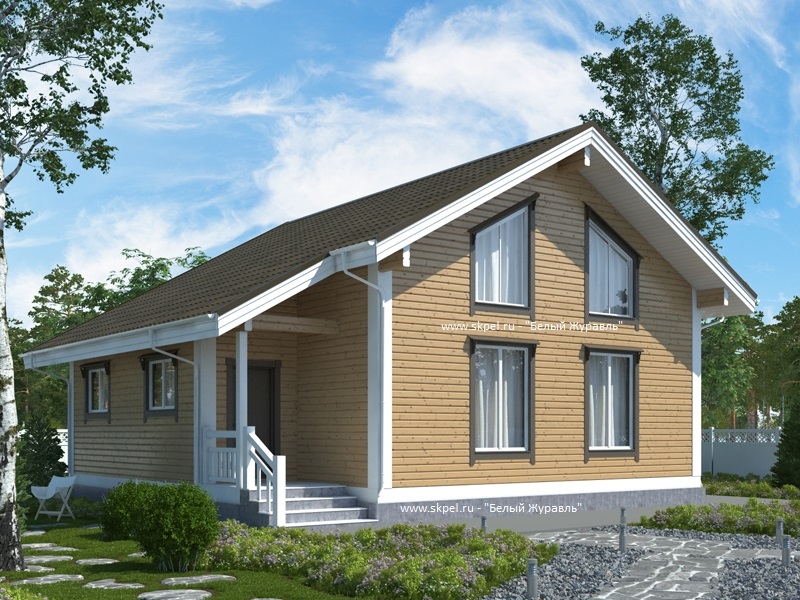 Каркасный дом 10х13 (Проект К-11Б) Каркасный дом 10х13 (Проект К-11Б)