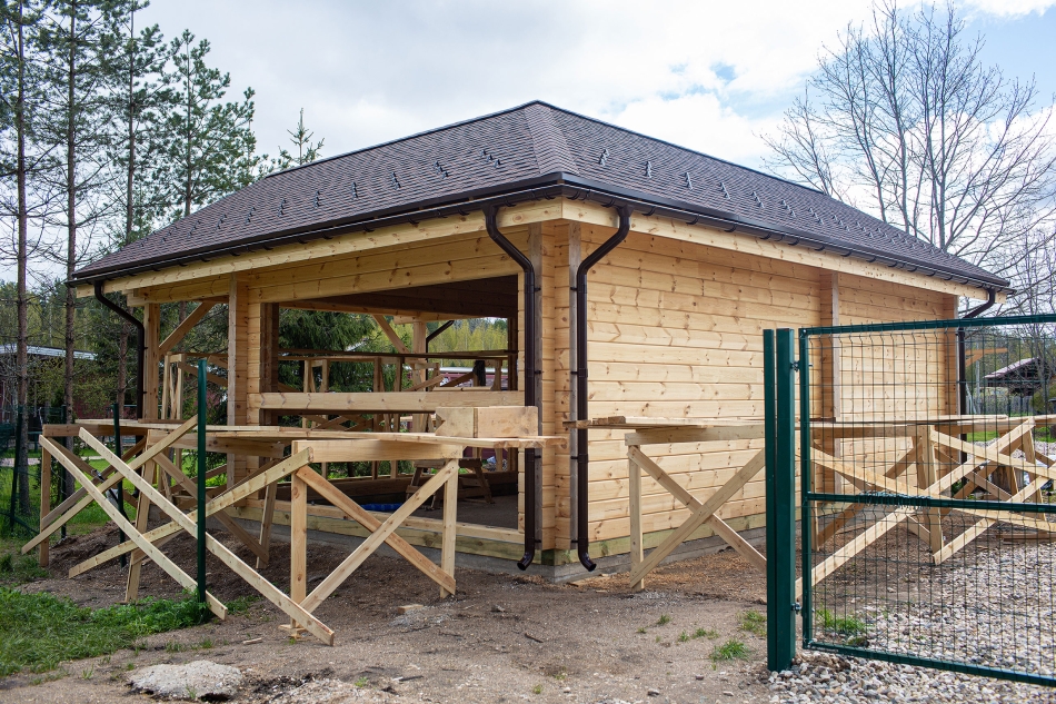 Брусовая баня в Боровичах Брусовая баня в Боровичах