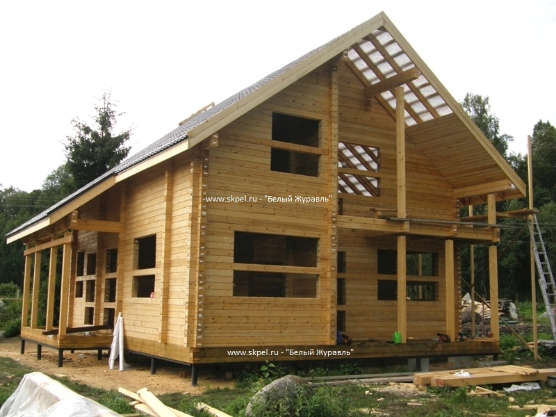 Брусовой дом в СНТ Брусовой дом в СНТ