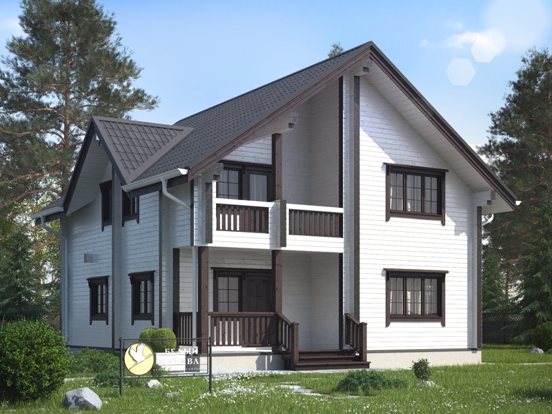 Дом из бруса 8x9 ДБ-94 Дом из бруса 8x9 ДБ-94