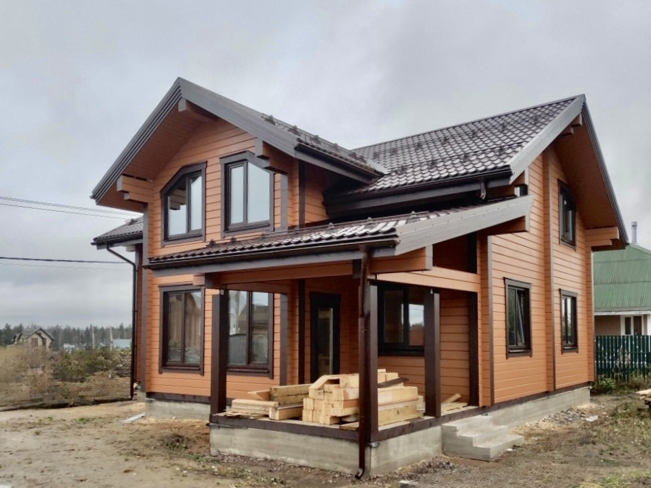 Дом из бруса в ДНП «Бриллиант»