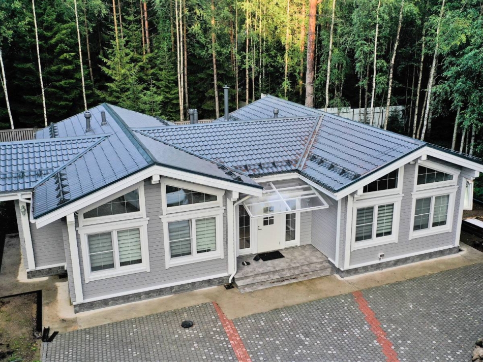 Брусовой дом в КП «Медное Озеро»