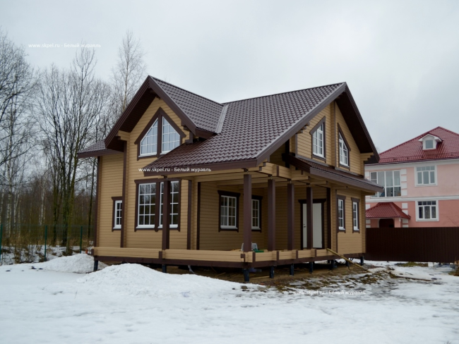 Брусовой дом в КП «Оранжерейка»
