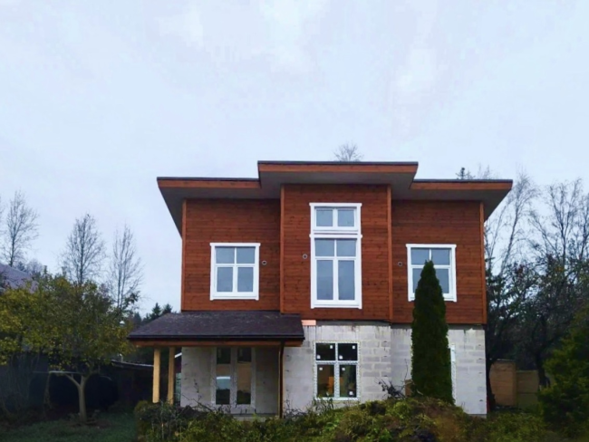 Комбинированный дом в посёлке Белоостров