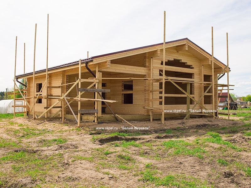 Брусовой дом в Сяськелево Брусовой дом в Сяськелево