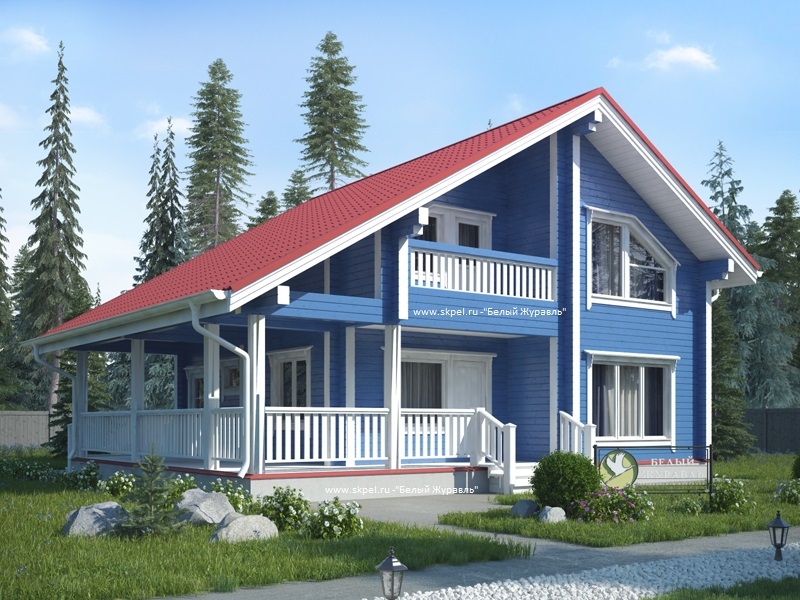 Дом из бруса 8х10 ДБ-116А Дом из бруса 8х10 ДБ-116А