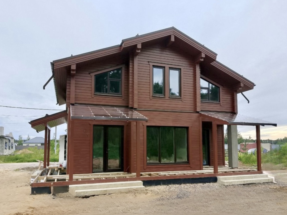 Комбинированный дом в КП Рублёвка