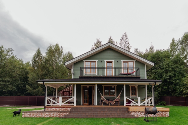 Каркасный дом в деревне Васкелово