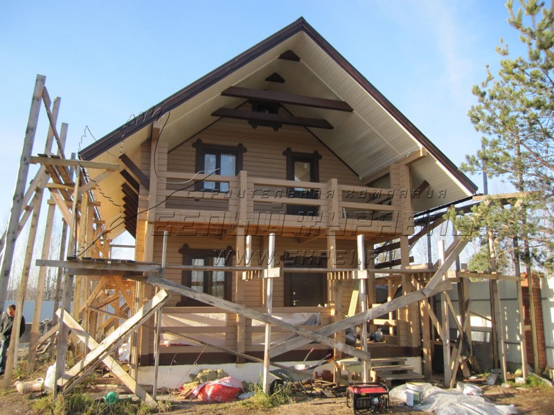 Брусовой дом в ДНП Брусовой дом в ДНП