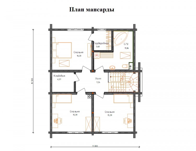 Комбинированный дом в Агалатово