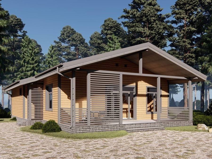 Каркасный дом 9х15 (Проект К1-12) Каркасный дом 9х15 (Проект К1-12)