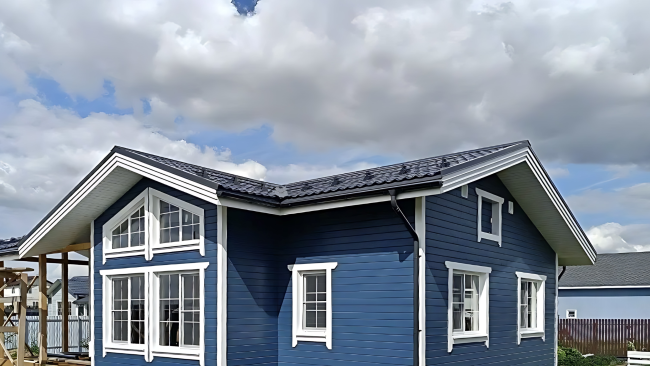 Каркасный дом в деревне Скворицы