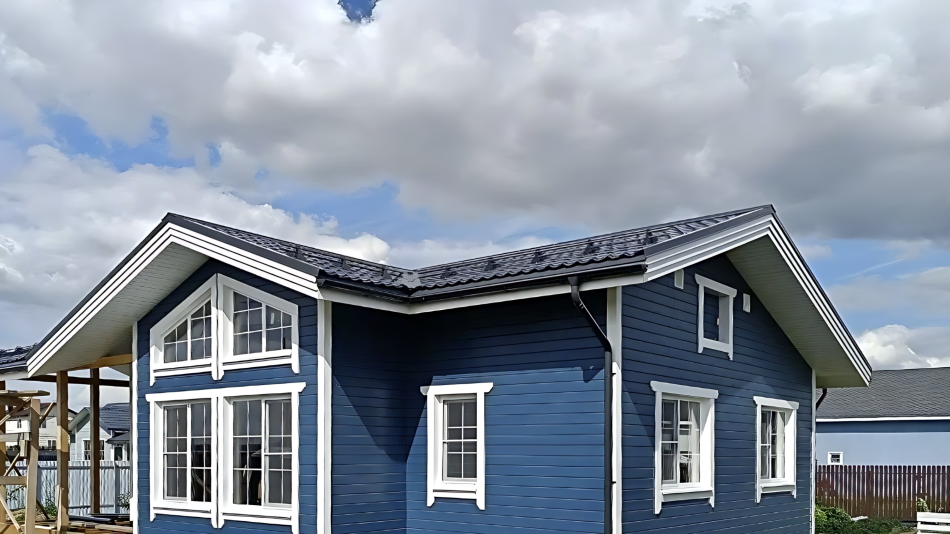 Каркасный дом в деревне Скворицы