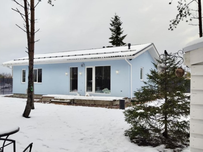 Одноэтажный дом из газобетона в Всеволожске