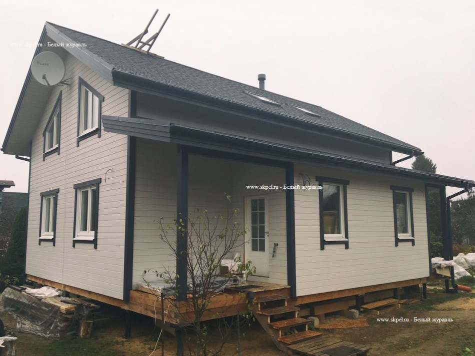 КАРКАСНЫЙ ДОМ В ПОСЕЛКЕ КРАСНАЯ НИТЬ