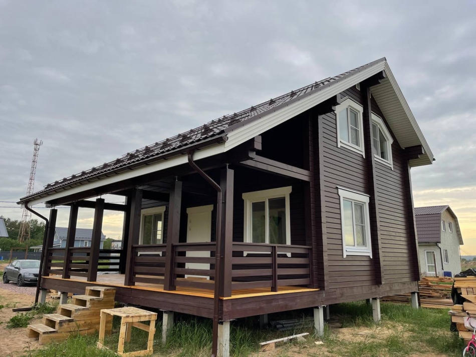 Дом из бруса в поселке Ягодное 2