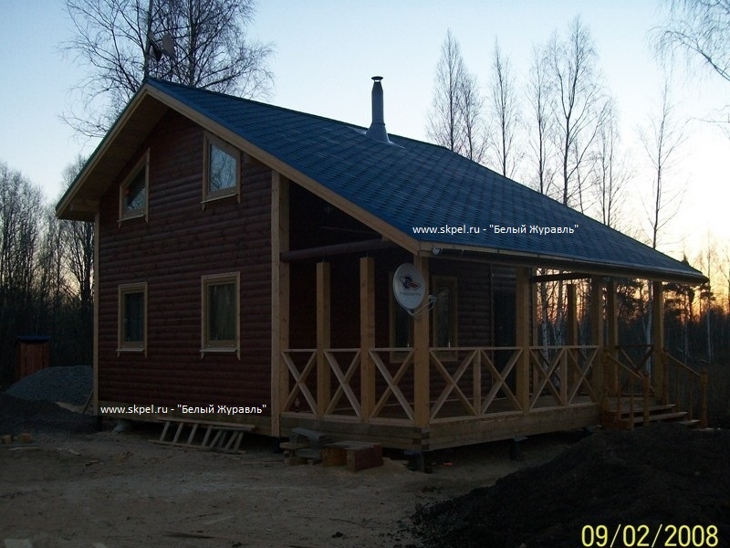 Брусовой дом в Михайловском, садоводство «Дубровец»