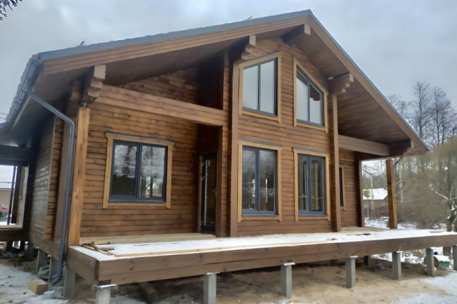 Брусовой дом во Всеволожске 2