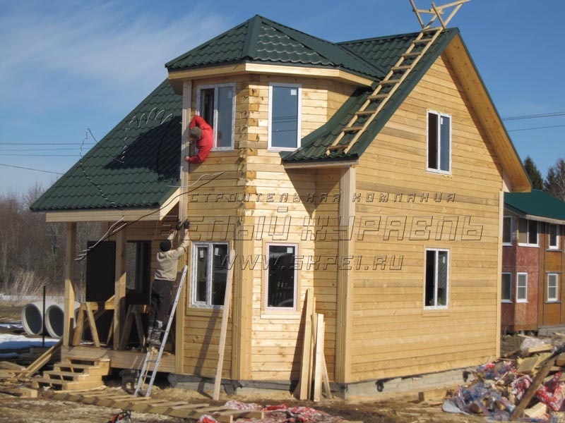 Брусовой дом в садоводстве Брусовой дом в садоводстве