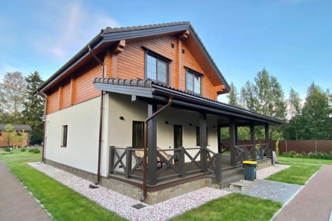 Комбинированный дом в Рапполово