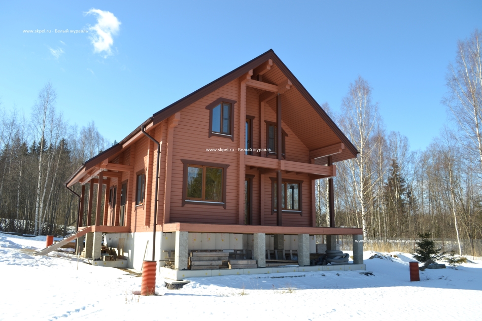 Брусовой дом в КП «Три Берега»