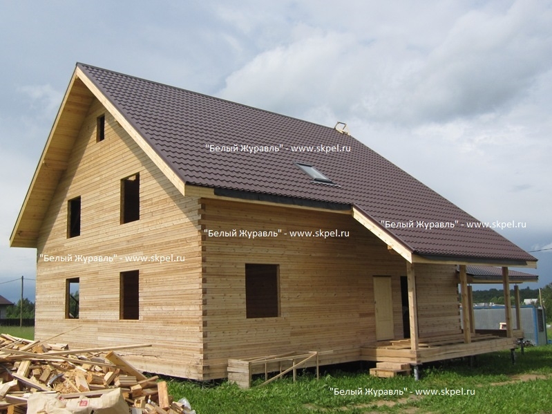 Брусовой дом в ДНП 