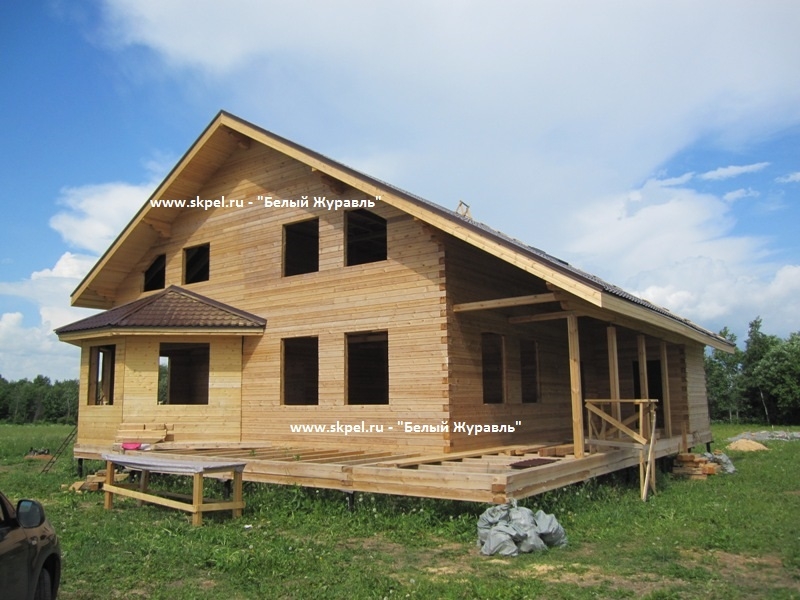 Брусовой дом в ДНП 