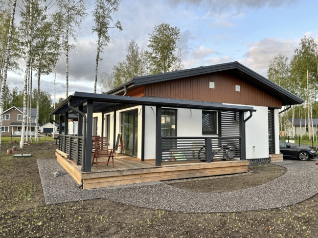 Дом из газобетона в КП Адмирал