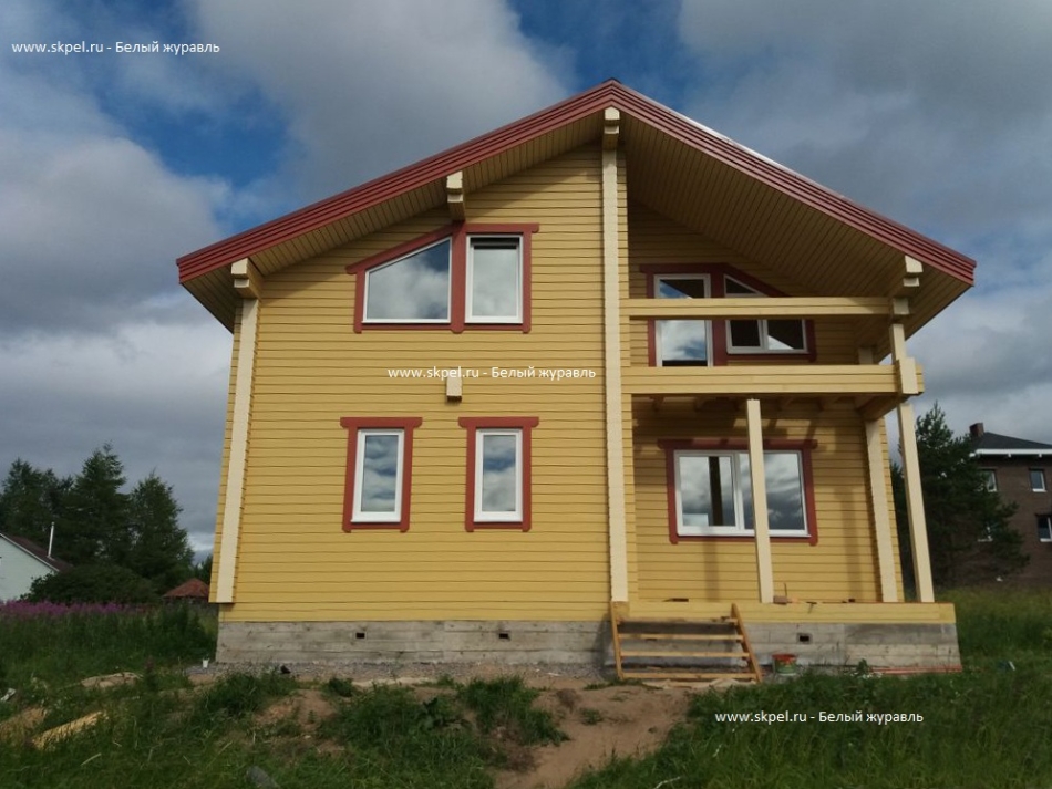 Дом из бруса в КП «Карельский бриз»